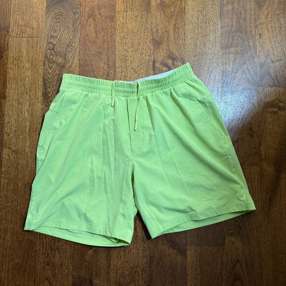 Lululemon Board Shorts - Neon Yellow, Men's Large - Picture 1 of 4
